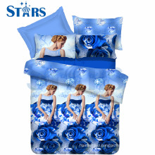 GS-FM3DRR-03 bedspread have good quality 100% polyester 3d bedsheet fabric